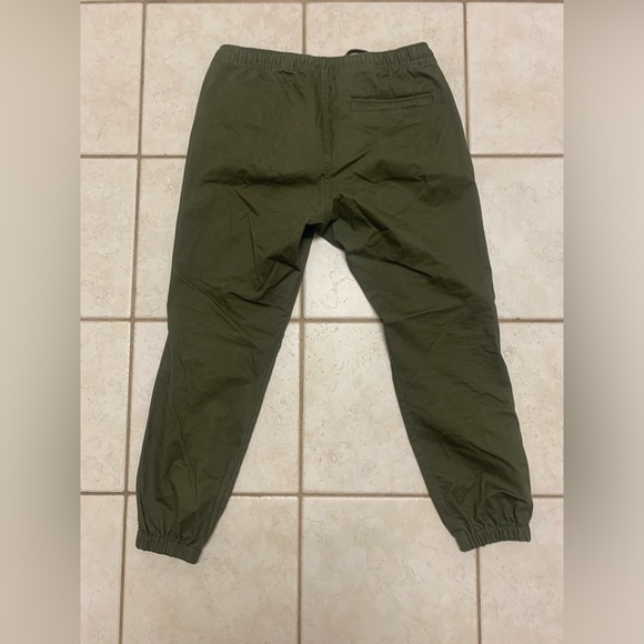 Mens Small Gap Twill Weave Cotton Chino Joggers Pants - Picture 2 of 2